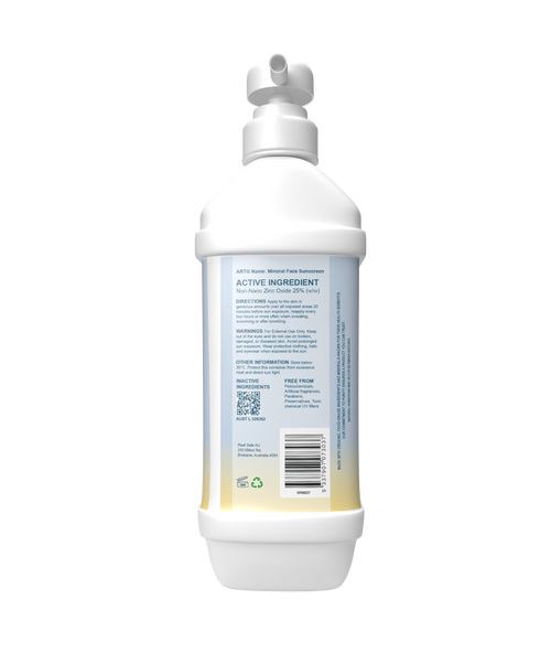 Reef Safe Zinc Mineral Face Sunscreen SPF50 2kg