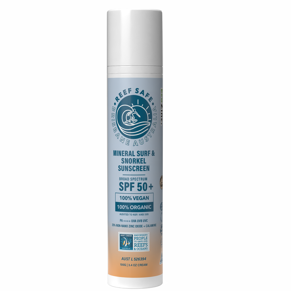 Reef Safe Zinc Mineral Surf & Snorkel Sunscreen SPF50+ 100g