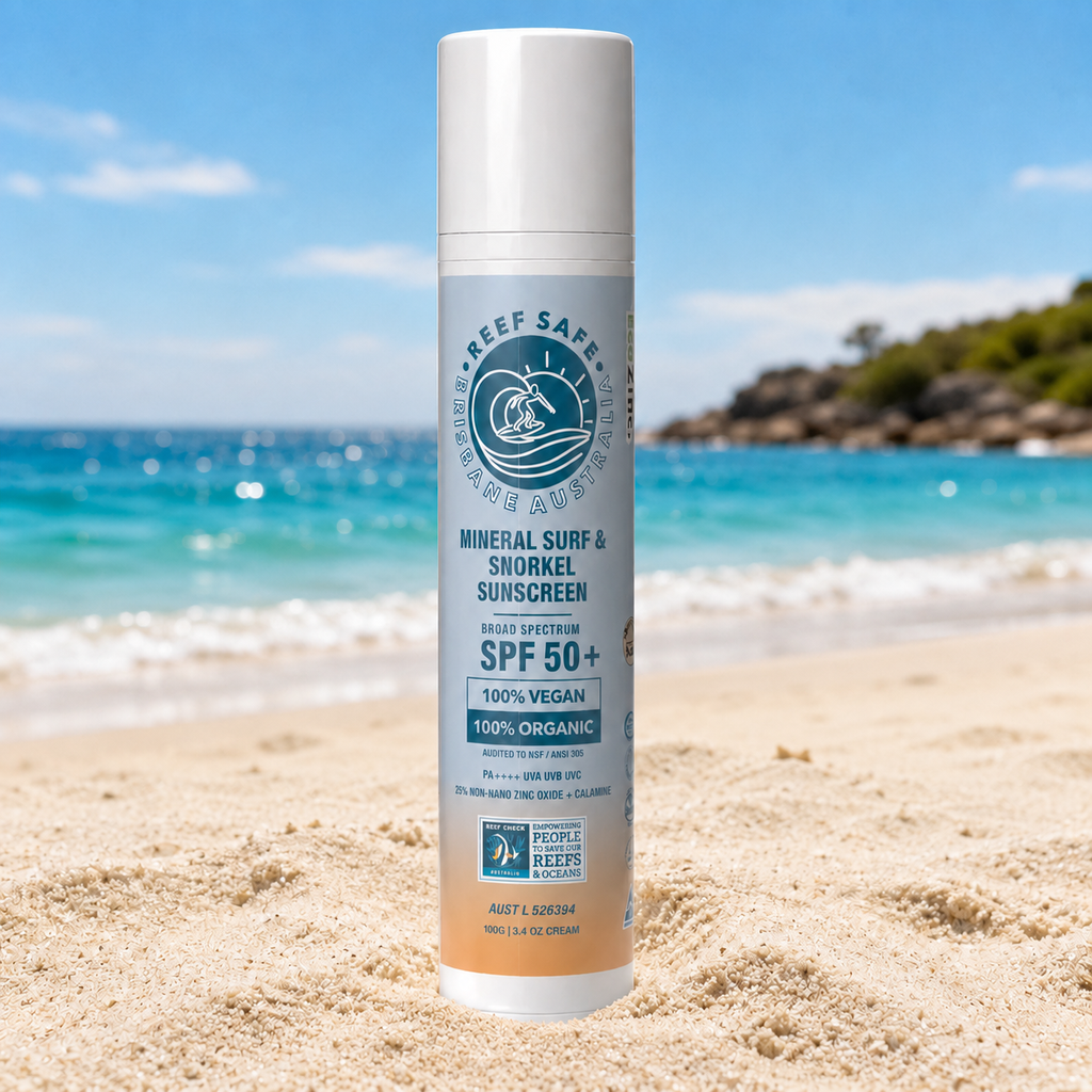 Reef Safe Zinc Mineral Surf & Snorkel Sunscreen SPF50+ 100g