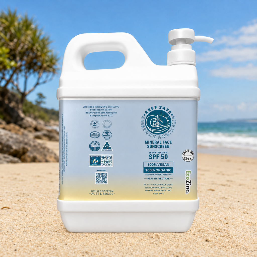 Reef Safe Zinc Mineral Face Sunscreen SPF50 2kg