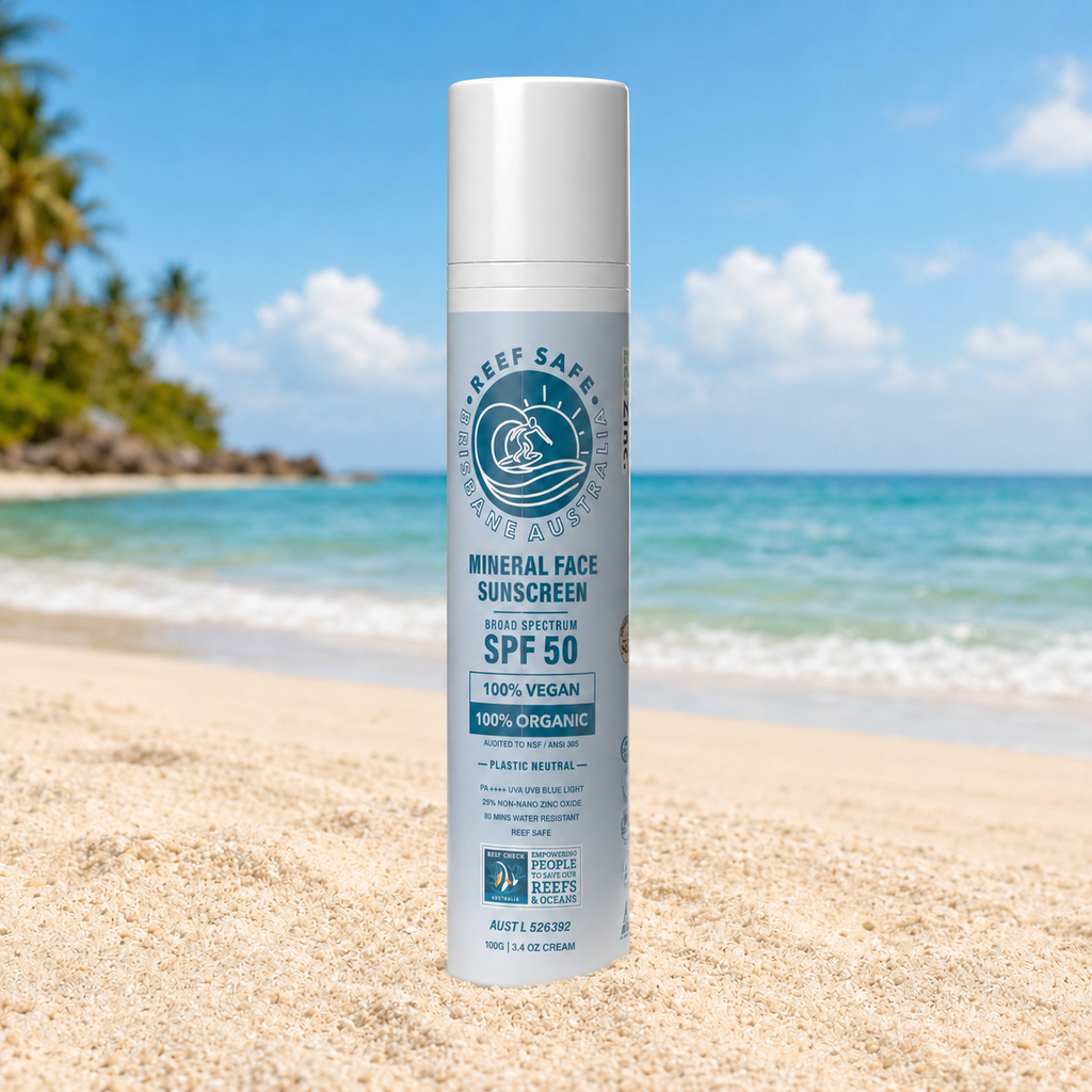 Reef Safe Zinc Mineral Face Sunscreen SPF50 100g