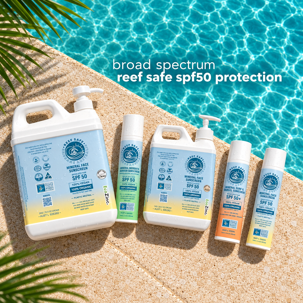 Reef Safe Zinc Mineral Surf & Snorkel Sunscreen SPF50+ 100g