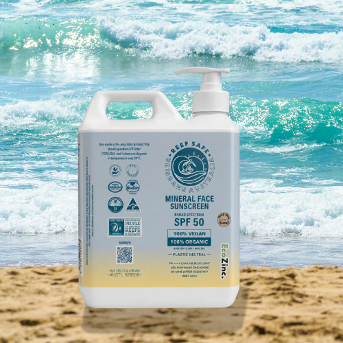 Reef Safe Zinc Mineral Face Sunscreen SPF50 BULK 1kg