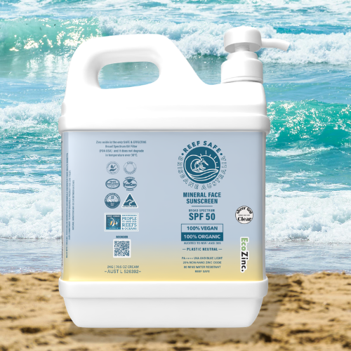 Reef Safe Zinc Mineral Face Sunscreen SPF50 2kg
